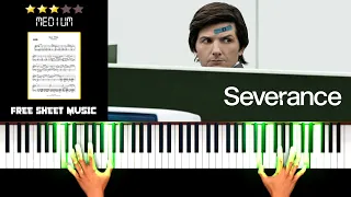 Severance (TV Series Soundtrack) - Main Titles (Opening Credits Theme) - (MEDIUM) Piano Tutorial