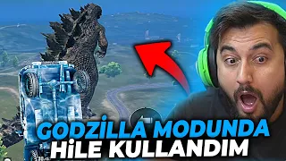 GODZİLLA MODUNDA HİLE KULLANDIM / PUBG MOBILE