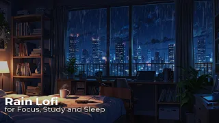 🔴Rainy Room Vibes 🌧️🎶 | Lo-fi for Study, Sleep, and Chill 🎶