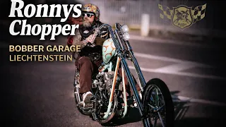 Ronnys Old School Chopper 🔥 Chopper Build by Bobber Garage Liechtenstein 🇱🇮 