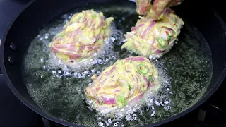 When you don't have any vegetables at home with 1 onion try this brand new recipe, Onion pakora