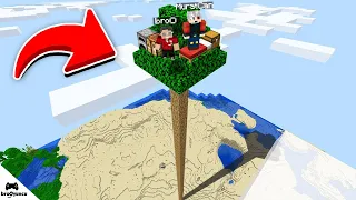 MİNECRAFTIN EN YÜKSEK AĞACINDA HAYATTA KALMAK