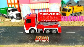 R/C 자동차 장난감 개봉 - 덤프트럭, 포크레인, 소방차 Truck R/C Car Unboxing
