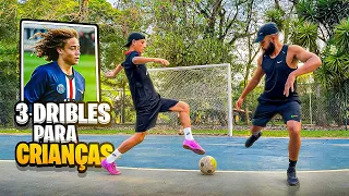 3 DRIBLES FÁCEIS E EFETIVOS DE FUTSAL PARA CRIANÇAS com ELIAS