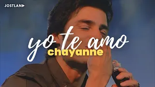 Chayanne - Yo Te Amo (Letra)