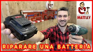 Come riparare la batteria di un trapano PARKSIDE LIDL con @ProgettidiKavin