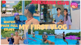 My first vlog 👈 guys support me 🙏🥰🥰 water park ☺️😃😃 #nikkiraj
