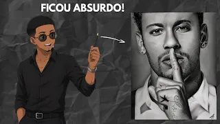 Desenhando Neymar Jr (PSG)-Seleção Brasileira