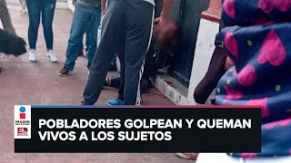Linchan a dos hombres en Huitzilac, Morelos, acusados de intentar secuestrar a menor