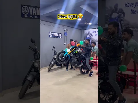 New MT15 😂 #new #bike #virelvideo #mt15 #wheelie #ytshorts #shortvideo #racing #shorts #rider