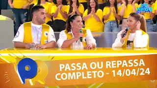 Passa ou Repassa: Time Virginia X Time Zé Felipe | Domingo Legal (14/04/24)