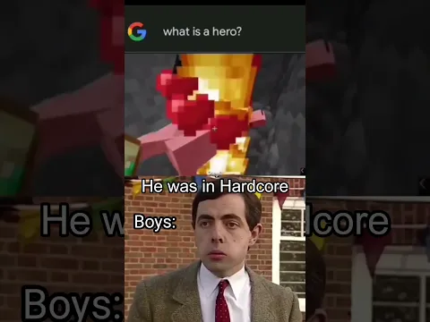 What is a Hero in Minecraft #shorts