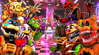[SFM FNaF] Top 5 Security Breach vs Fight Animations