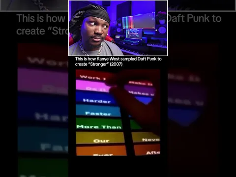 Kanye Samples Like A Boss