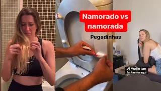 Namorado vs namorada pegadinhas compilação