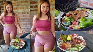 Prepare carne Asada con pechuga