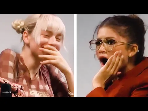 Young Euphoria Fan SHOCKS Zendaya & Hunter Schafer #Shorts