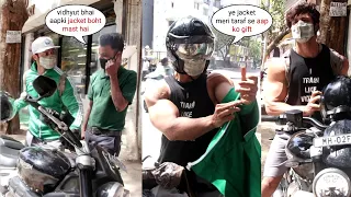 Dildar Actor Vidyut Jamwwal Gives Away His Expensive Jacket To A Fan, Goes Home In Workout Vests..