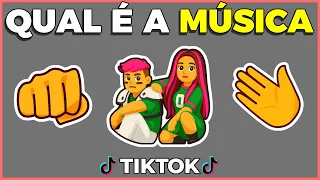 😱 ADIVINHE A MÚSICA DO TIKTOK COM EMOJIS 🤔 COMPLETE A MÚSICA - DANCE SE SOUBER #quiz
