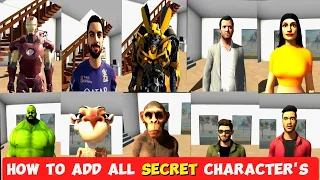 How To Add All Secret Character's In Indian Bike Driving 3d 2026🔥
