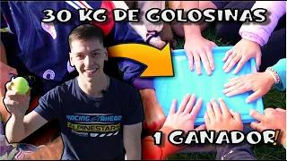 El ultimo en quitar la mano GANA - 30Kg de Golosinas