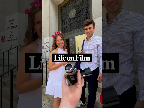 Giving vintage film cameras to strangers #disposablecamera #lifeonfilm