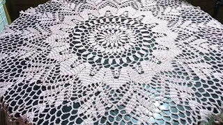 Mantelito con diseños en crochet paso a paso 😊🥰😍🤩😘