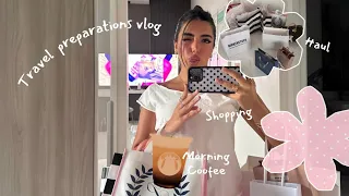 TRAVEL PREPARATIONS🎀💝💐🛍️*vlog* shopping, coffee, haul, etc..