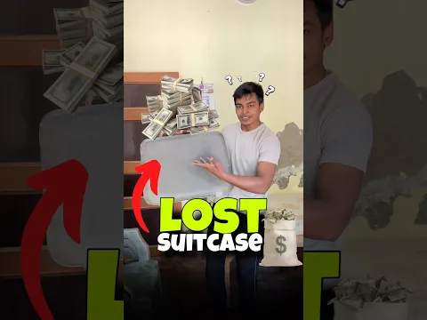 I Found Lost Suitcase || #shorts