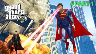Superman Saves The World in GTA 5 (mods) Part 1