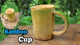 Make bamboo cup                             environmentlly  frienly - bamboo craft