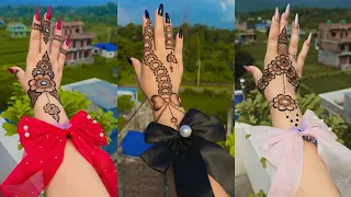  mehndi designs simple back hand l mehendi design l henna design l mehandi design 