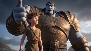 David and Goliath! A Bible Story  - God and Jesus #moses #god #bible #biblestory #davidandgoliath