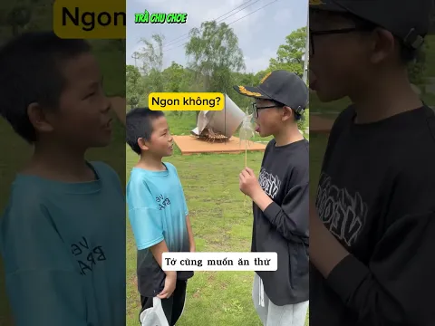 Làm cây kẹo thổi cho cậu bé nhà nghèo #shorts