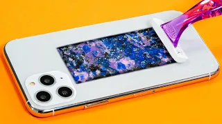 Galaxy Phone! Easy DIY Phone Case Hacks & Crafts!