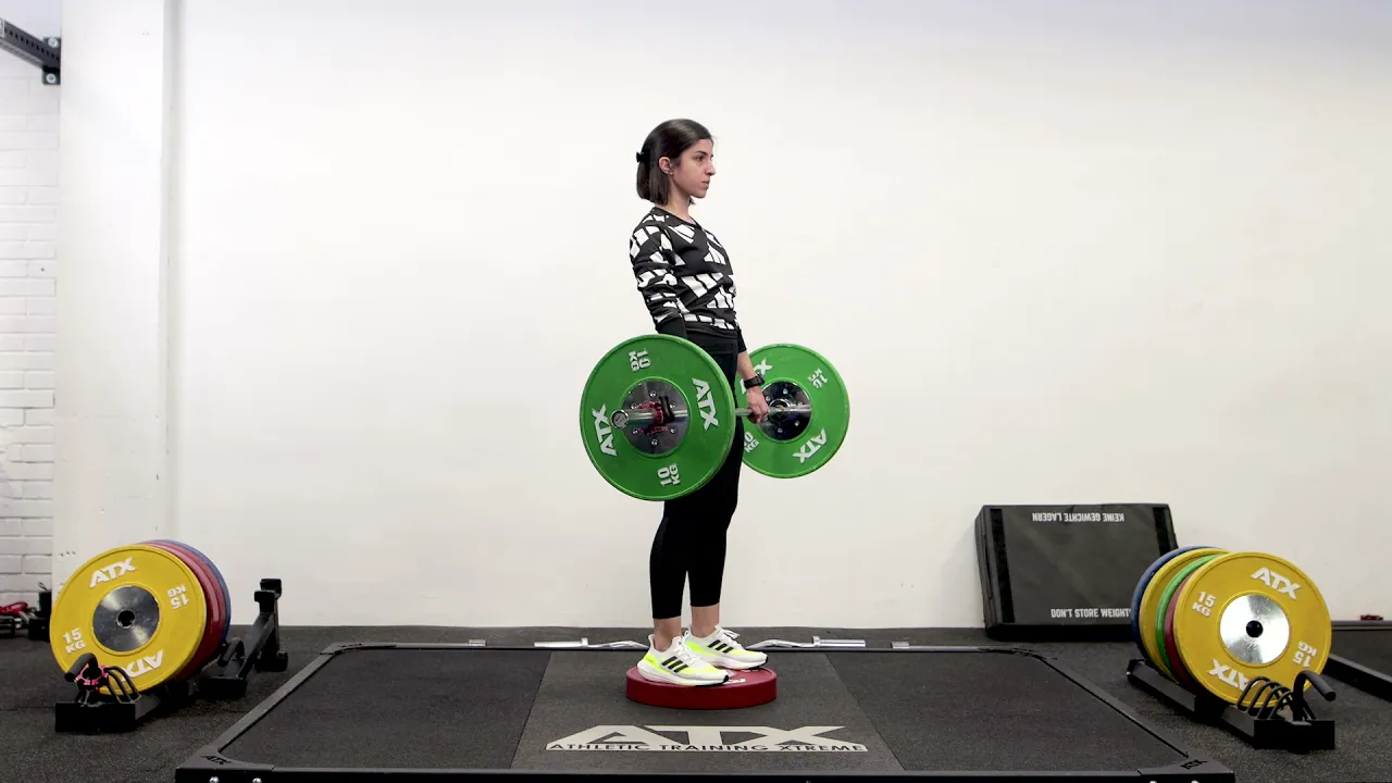 Image Soulevé de terre avec déficit (Deficit Deadlift)