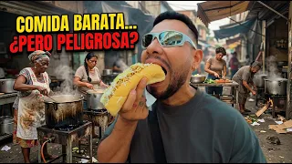 Probando la COMIDA MÁS BARATA del CENTRO… ¿Vale la pena? 😰