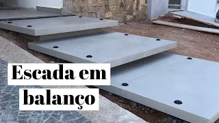 APRENDA FAZER UMA ESCADA EM BALANÇO, PASSO A PASSO COMPLETO!