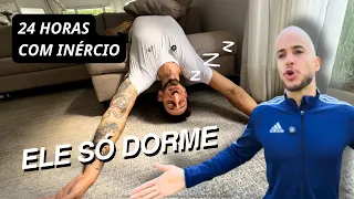 Passei 24 HORAS com o Inércio… foi um caos 😴⚽