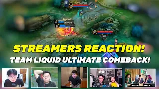 STREAMERS Were shocked! WHAT A PLAY BY TEAM LIQUID PH! (What a COMEBACK!)