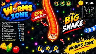 MG. Arjun YT is live! worms zone game