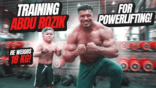 ABDU ROZIK TRIES BENCH, SQUAT AND DEADLIFT FOR THE FIRST TIME!