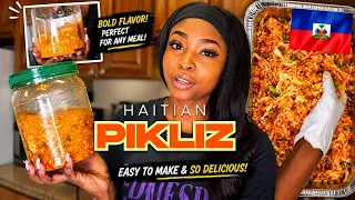 How To Make The Popular Haitian Pikliz | Teach you how to cook for your man series Episode 1!  Hehee
