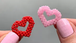 How to Make a Hollow Bead Heart 💗 Easy Step-by-Step