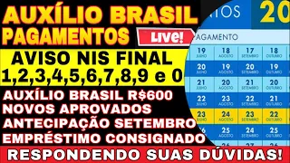 💰PREPARE-SE! AUXÍLIO BRASIL: CALENDÁRIO SETEMBRO, EMPRÉSTIMO CONSIGNADO E NOVOS APROVADOS!