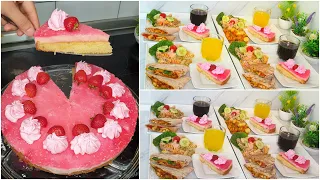 حضرت ليهم ديسيربارد و غداء حماقو عليه😋كيك ديسيربارد روعة🤷‍♀️سندويشات البانيني بالدجاج سهلة وسريعة👌
