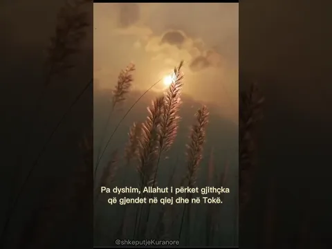 Kuran "Allahut i përket çka në tokë dhe në qiell..."