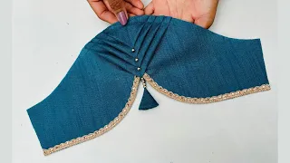 baju design | new sleeve design cutting | blouse sleeve design cutting and stitching | baju 2025
