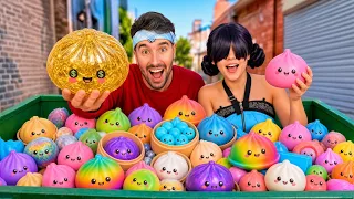A ZOEY ENCONTROU DUMPLING SQUISHIES NO LIXO