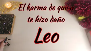 ♌ LEO | EL KARMA DE QUIEN TE HIZO DAÑO ⚖️ #LEO FEBRERO 2023 TAROT HORÓSCOPO